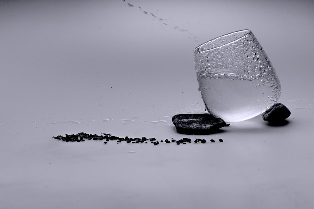 Dew on glass